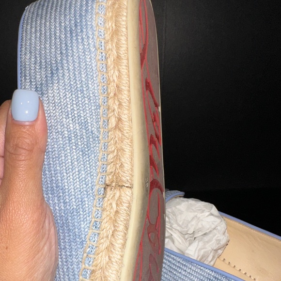 Authentic Christian Louboutin Women's Blue Nanou Orlato Donna Espadrilles - Picture 7 of 15